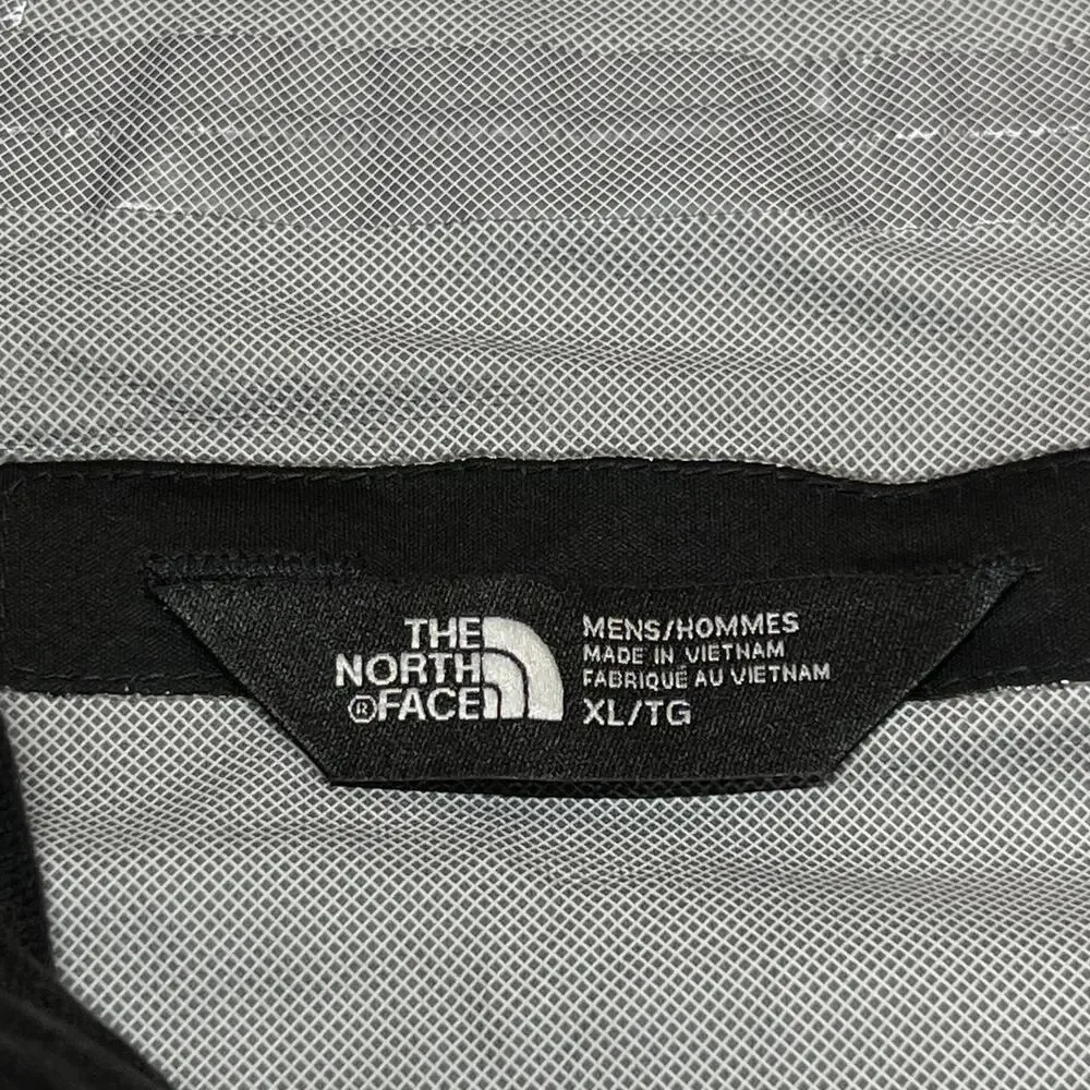 The North Face Jacket Mens XL Black Hooded Rain DryVent Waterproof Sunbelt Logo